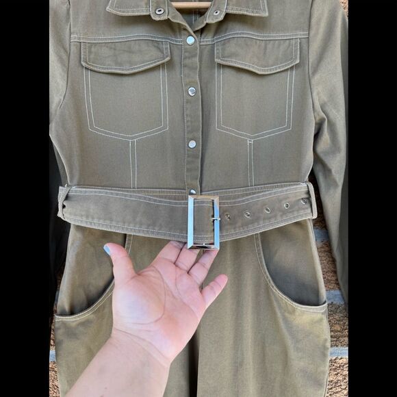 Lioness Jumpsuit  “Williamsburg” Coveralls Belted Medium - Picture 4 of 13